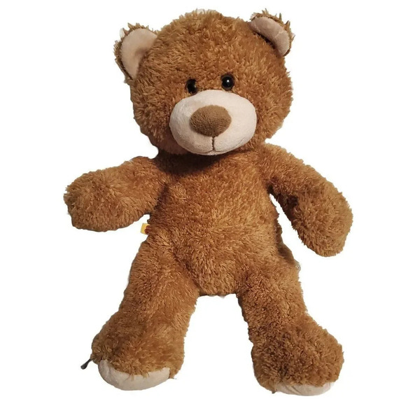 Build a Bear Workshop Brown Bear Aug 2012 BABW Fuzzy 16" - Picture 1 of 5